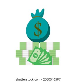 money icon vector illustration for check out icon