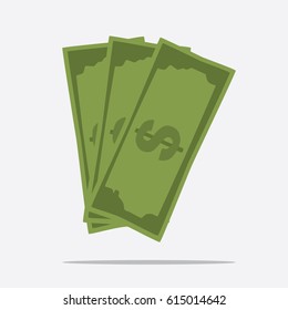 Money icon, vector illustration design.