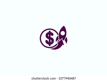 money  icon, vector illustration. Flat design style.