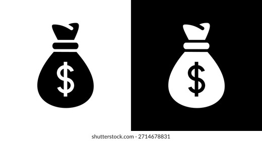 Ilustración vectorial de icono de dinero. Diseño De Estilo Plano Creado Para Una Flexibilidad Creativa En Versiones Claras Y Oscuras.