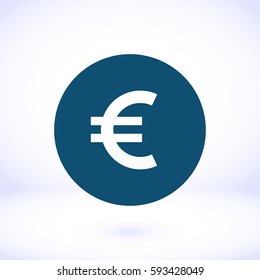 Money icon, vector illustration. Flat design eps 10