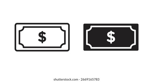 Money icon. Vector Illustration. Isolated vector Illustration. EPS Illustration.