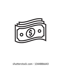 Money Icon Vector Illustration Logo Template