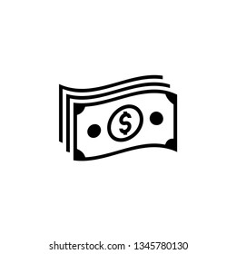 Money Icon Vector Illustration Logo Template