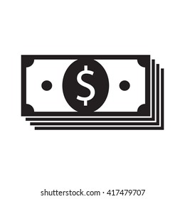 Money Icon Vector illustration on white background