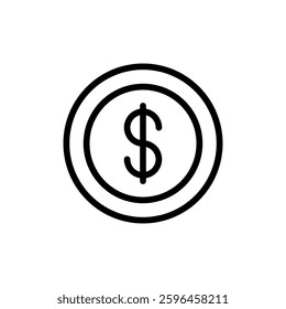 Money icon vector illustration. Money sign and symbol