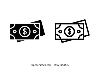 Money icon vector illustration. Money sign and symbol