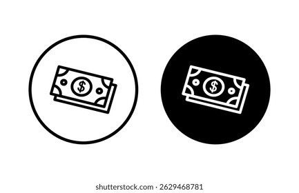Money icon vector illustration. Money sign and symbol