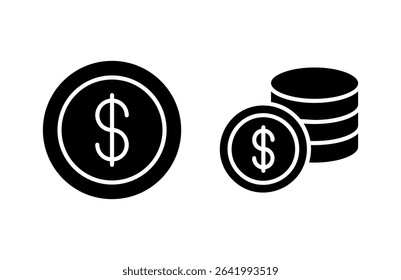 Money icon vector illustration. Money sign and symbol