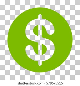 Money icon. Vector illustration style is flat iconic symbol, eco green color, transparent background. Designed for web and software interfaces.