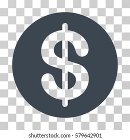 Money icon. Vector illustration style is flat iconic symbol, smooth blue color, transparent background. Designed for web and software interfaces.