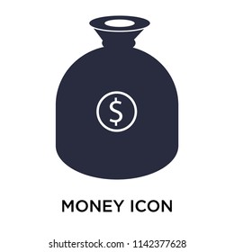 Money icon vector isolated on white background for your web and mobile app design, Money logo concept