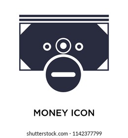 Money icon vector isolated on white background for your web and mobile app design, Money logo concept