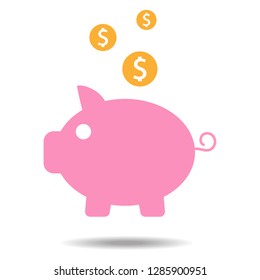 Money icon vector isolated on white background. Money icon for web site, sticker, label, logo template and app. Creative business concept, vector illustration