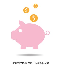 Money icon vector isolated on white background. Money icon for web site, sticker, label, logo template and app. Creative business concept, vector illustration