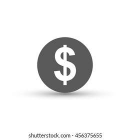 Money Icon vector isolated on white background