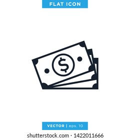 Money Icon Vector Logo Design Template