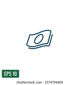 money icon vector logo template design element