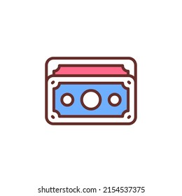 money icon in vector. Logotype