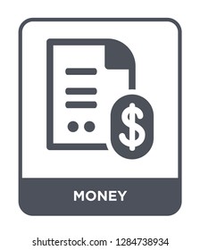 money icon vector on white background, money trendy filled icons from Strategy collection, money vector illustration