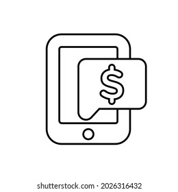 Geldsymbol, Vektorset. Sammlung von Illustrationszeichen in Dollar. Banksymbol oder -logo.