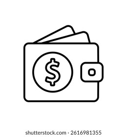 Money icon vector set. Wallet illustration sign collection. Dollar symbol. banking or bank logo.