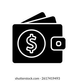 Money icon vector set. Wallet illustration sign collection. Dollar symbol. banking or bank logo.