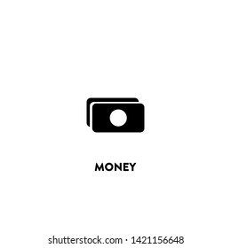 money icon vector. money sign on white background. money icon for web and app