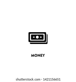 money icon vector. money sign on white background. money icon for web and app