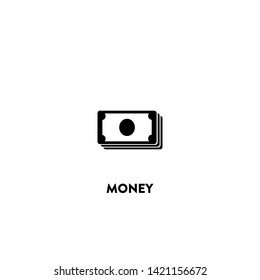 money icon vector. money sign on white background. money icon for web and app