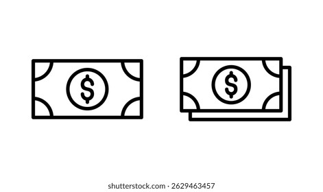 Money icon vector. Money sign and symbol