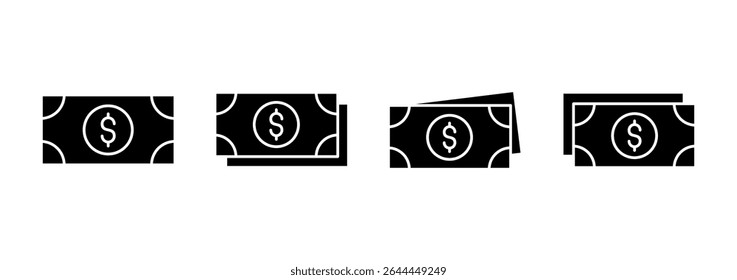 Money icon vector. Money sign and symbol