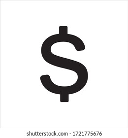 money icon vector. stacks of coin icon. outline simple symbol sign.