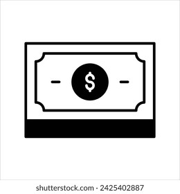 Icono de dinero vector ilustración de stock
