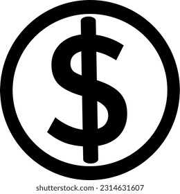Money icon vector. Suitable for website or app design. Replaceable vector design.