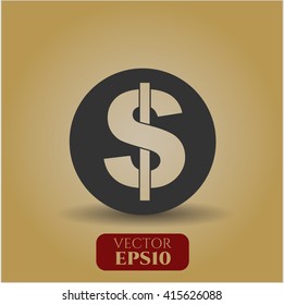 Money icon vector symbol flat eps jpg app web concept website