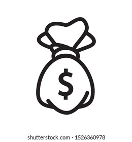 money icon vector symbol template