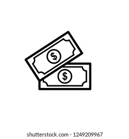 Money Icon Vector Template.