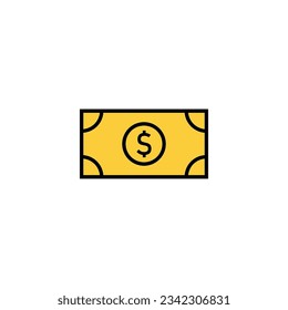 Money icon vector for web and mobile app. Money sign and symbol