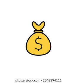 Money icon vector for web and mobile app. Money sign and symbol