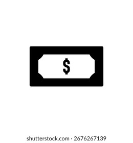 Vector del icono del dinero para el Web y el App móvil. Signo y símbolo del dinero