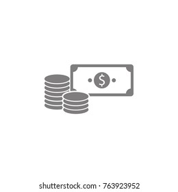 money Icon. Web element. Premium quality graphic design. Signs symbols collection, simple icon for websites, web design, mobile app, info graphics on white background
