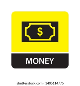 Money icon for web and mobile