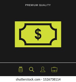 Money icon for web and mobile