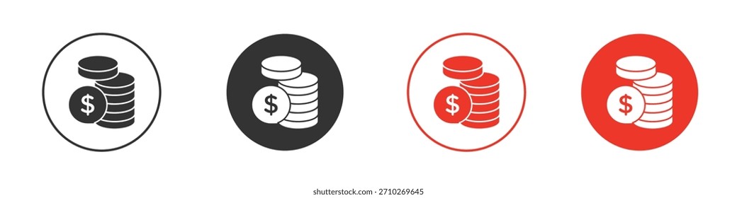 Money icon. web vector design