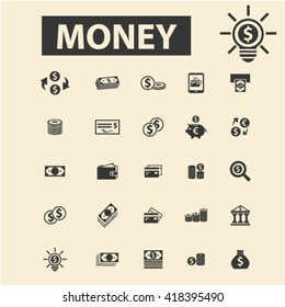 iconos de dinero
