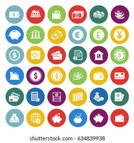 Money icons set
