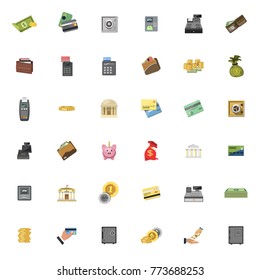 Money icons set