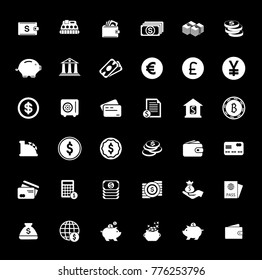 Money icons set