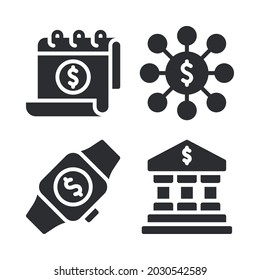 money icons set. Perfect for website mobile app, app icons, presentation, illustration and any other projects.